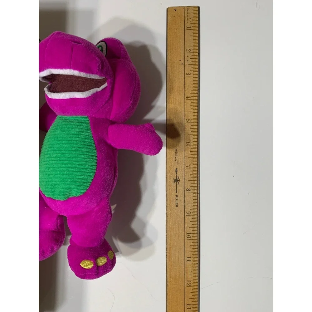 Fisher Price Barney Plush Purple‎ Dinosaur Stuffed Animal 11 inch HVF40 2024